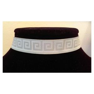 New Greek White Choker Necklace